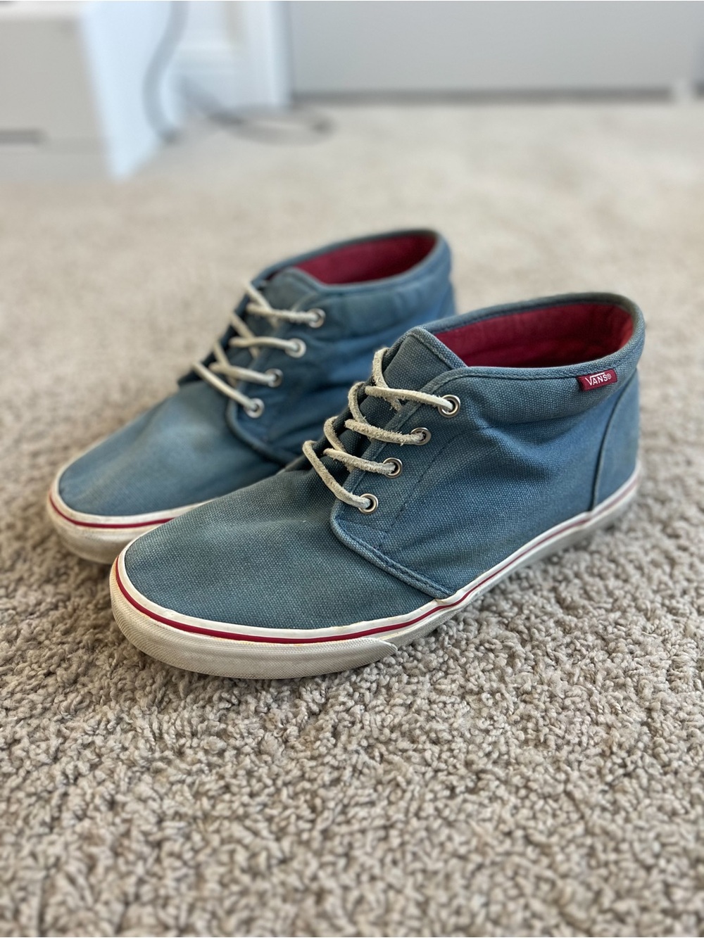 Vans California Heavy Canvas Chukka Boot Moonlight Blue Sneaker Mid Top